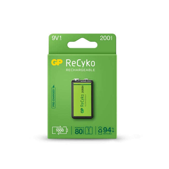 Accumulator Battery GP R22 8.4V 200mAh RECYKO 20R8HN-GB1 NiMH 1pc. in GP packaging