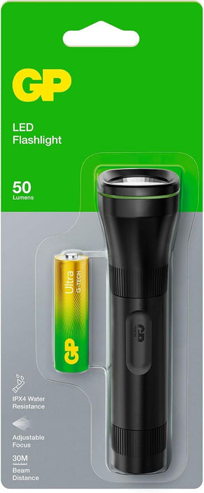 Flashlight GP BATTERIES C105B LED 50 lumens 1*AA battery