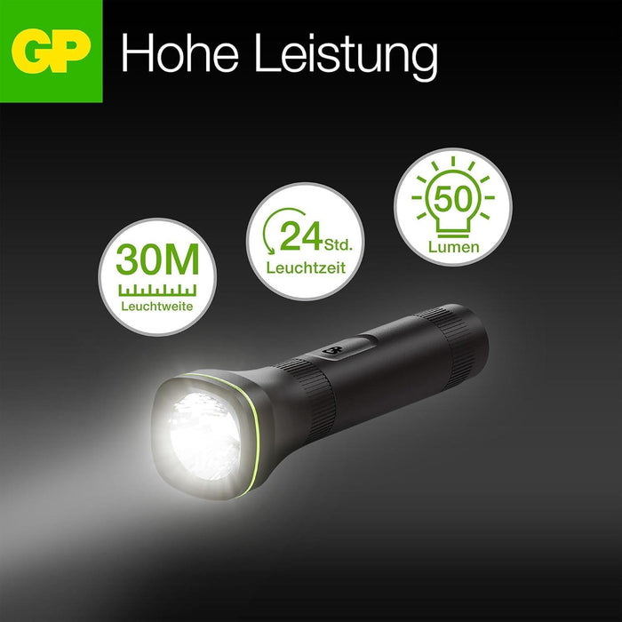 Flashlight GP BATTERIES C105B LED 50 lumens 1*AA battery