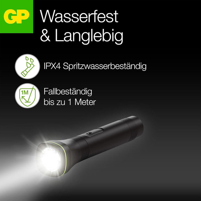 Flashlight GP BATTERIES C107B LED 70 lumens 2*AA battery