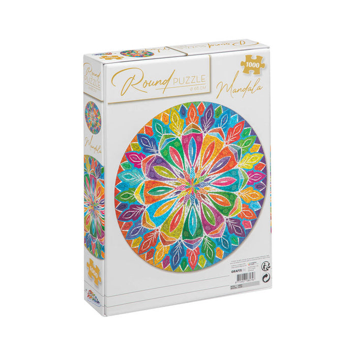 GRAFIX ROUND MANDALA PUZZLE 1000 PIECES