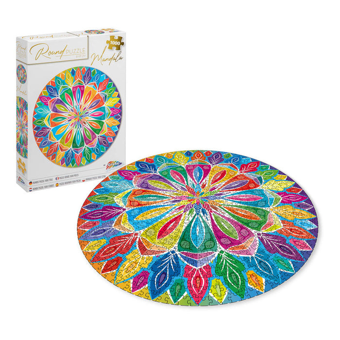 GRAFIX ROUND MANDALA PUZZLE 1000 PIECES