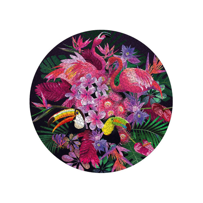 GRAFIX ROUND TROPICAL PUZZLE 1000 PIECES