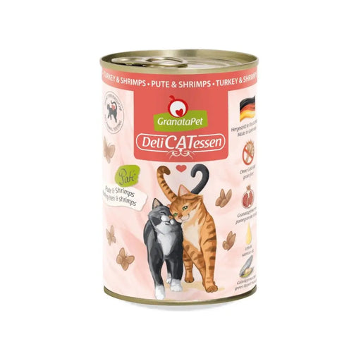 GRANATAPET DeliCATessen Turkey and shrimps - wet cat food - 400g - Wet foodDLK-KAM<<<For the catDLK<<<ActionPL