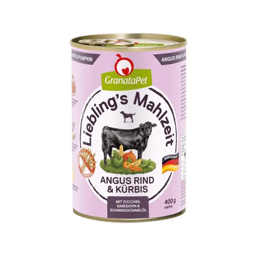 GRANATAPET Liebling’s Mahlzeit Angus beef & pumpkin - wet dog food - 800g - Wet foodDLP-KAM<<<For the dogDLP<<<ActionPL