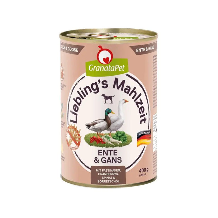 GRANATAPET Liebling’s Mahlzeit Duck and goose - wet dog food - 800g - Wet foodDLP-KAM<<<For the dogDLP<<<ActionPL