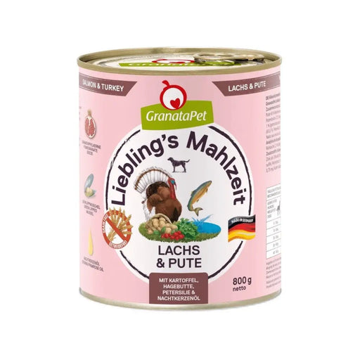 GRANATAPET Liebling’s Mahlzeit Salmon and turkey - wet dog food - 800g - Wet foodDLP-KAM<<<For the dogDLP<<<ActionPL