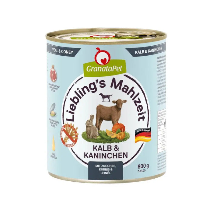 GRANATAPET Liebling’s Mahlzeit Veal and coney - wet dog food - 800g - Wet foodDLP-KAM<<<For the dogDLP<<<ActionPL