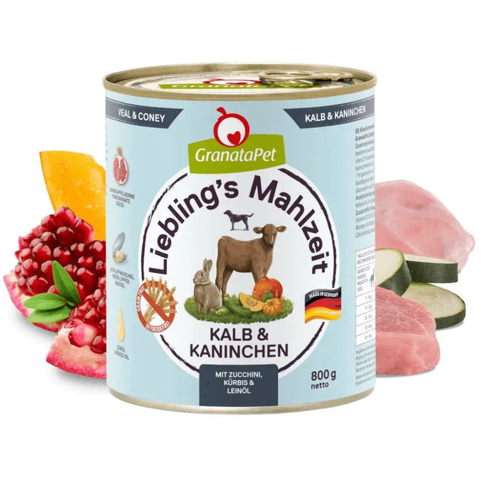 GRANATAPET Liebling’s Mahlzeit Veal and coney - wet dog food - 800g - Wet foodDLP-KAM<<<For the dogDLP<<<ActionPL