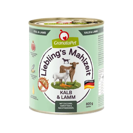 GRANATAPET Liebling’s Mahlzeit Veal and lamb - wet dog food - 800g - Wet foodDLP-KAM<<<For the dogDLP<<<ActionPL