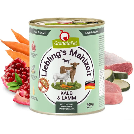 GRANATAPET Liebling’s Mahlzeit Veal and lamb - wet dog food - 800g - Wet foodDLP-KAM<<<For the dogDLP<<<ActionPL