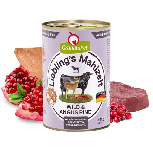GRANATAPET Liebling’s Mahlzeit Venison and angus beef - wet dog food - 800g - Wet foodDLP-KAM<<<For