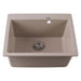 GRANITE KITCHEN SINK 8304 INTER CERAMIC RECTANGULAR 57X50X22.5CM SAND - Кухненски мивки<<<Кухненски