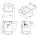 GRANITE KITCHEN SINK ALVEUS ATROX 30 59X50X19.5 CM. BEIGE - Кухненски мивки<<<Кухненски