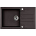 GRANITE KITCHEN SINK ALVEUS ROCK 130 78X48X18 CM. BLACK - Кухненски мивки<<<Кухненски мивки<<<Кухня<<<Praktiker
