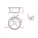 GRANITE KITCHEN SINK INTER CERAMIC ICK 8301 Ф49Х19.5 CM. BEIGE - Кухненски мивки<<<Кухненски мивки<<<Кухня<<<Praktiker