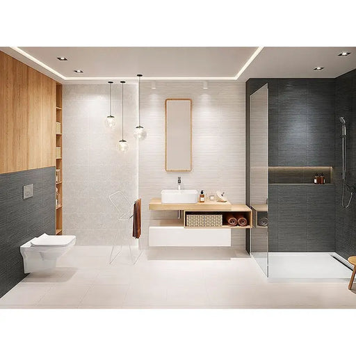 GRANITOGRES CERSANIT CALVANO WHITE 42X42 CM - Гранитогрес<<<Плочки и лайстни<<<Подови и стенни