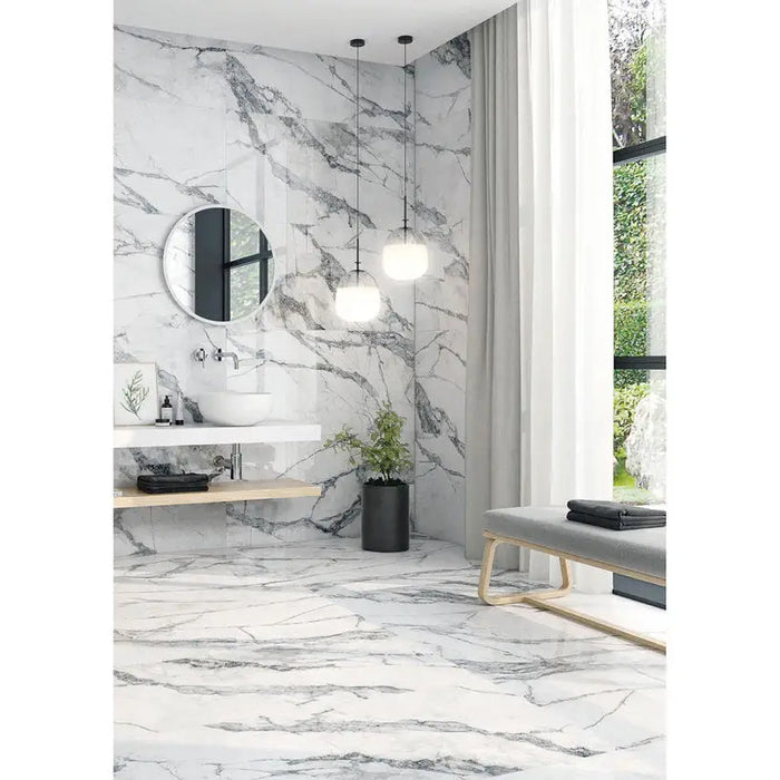 GRANITOGRES PRISSMACER INVISIBLE WHITE 60X120 CM - Гранитогрес<<<Плочки и лайстни<<<Подови и стенни