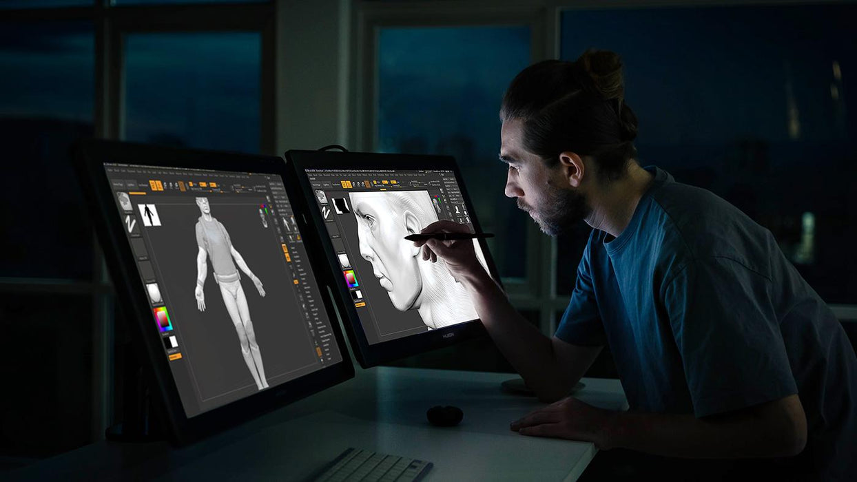 Graphic display tablet HUION Kamvas Pro 24 GT2401 Black - Графични таблети<<<Лаптопи таблети и