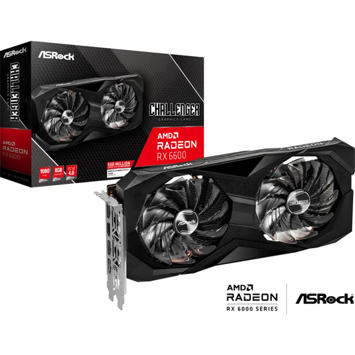 Graphics card ASRock Challenger RX6600 AMD Radeon RX 6600 8 GB GDDR6 - Видеокарти за настолни