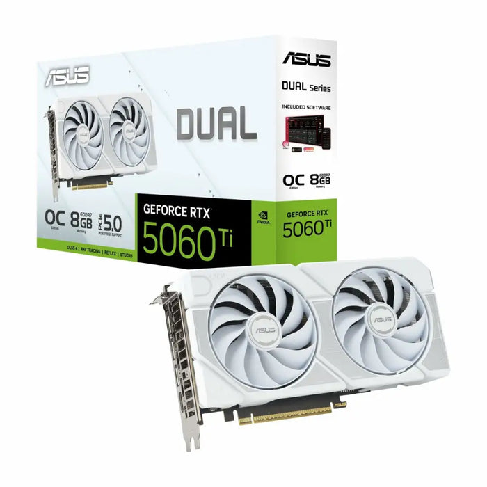 Graphics card Asus OC White Edition 90YV0MP5-M0NA00 geforce rtx 5060 ti 8 GB GDDR7 - Компютър Мрежи и
