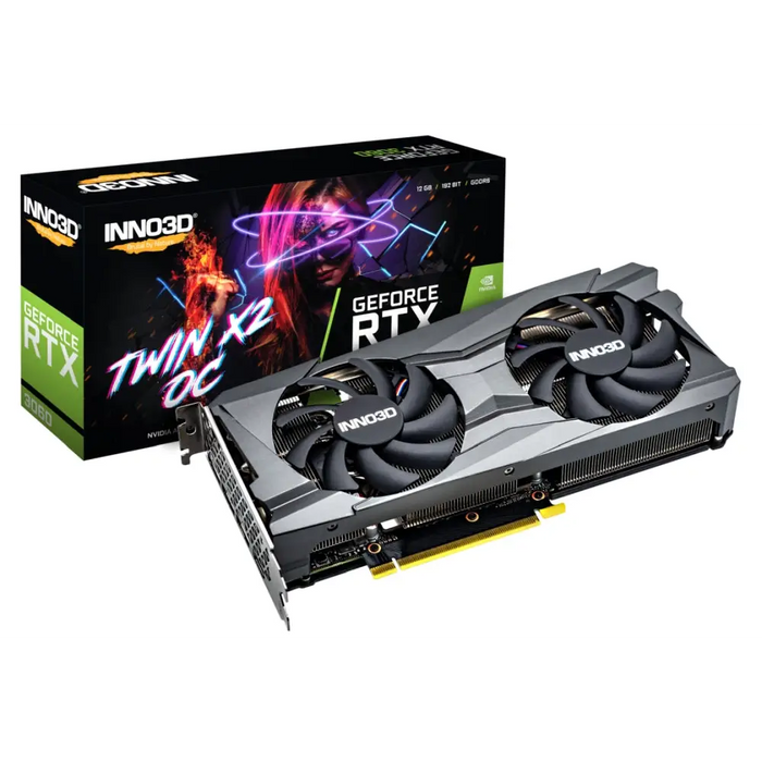 Graphics card INNO3D TWIN X2 OC GeForce RTX 3060 GDDR6 12 GB - Видео карти<<<INNO3D компоненти за
