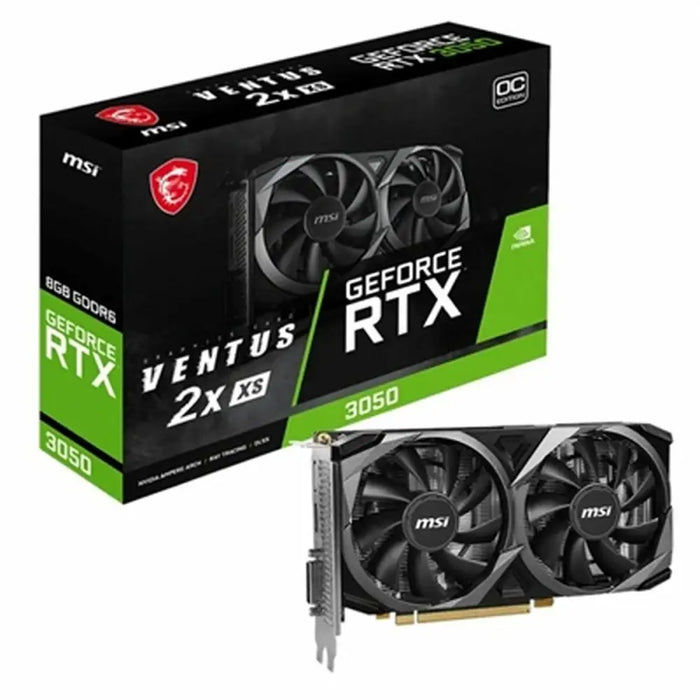 Graphics card MSI GEFORCE RTX 3050 VENTUS 2X XS 8G OC GDDR6 - Компютър Мрежи и компоненти<<<Компютри|
