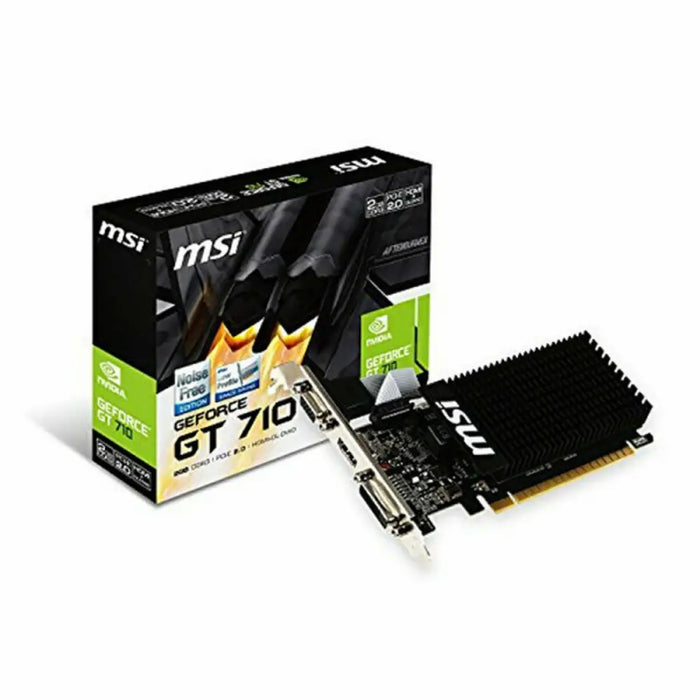 Graphics card MSI NVIDIA GeForce GT 710 GDDR3 - Компютър Мрежи и компоненти<<<Компютри| Електроника<<<BigBuy&&&Графични