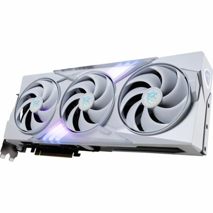 Graphics card MSI RTX 5080 16G GAMING TRIO OC WHI GEFORCE RTX 5080 16 GB GDDR7 - Компютър Мрежи и