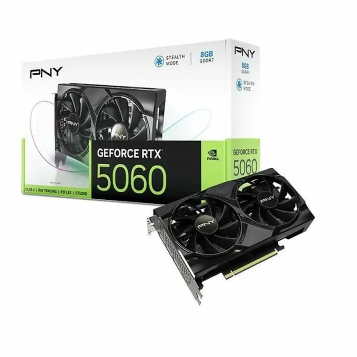 Graphics card PNY 8 GB GDDR7 - Графични карти<<<Компютър Мрежи и компоненти<<<Компютри| Електроника<<<BigBuy