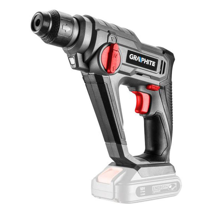 CORDLESS PUNCH GRAPHITE 58G009 0.80 J, SDS PLUS, WITHOUT BATTERY AND CHARGER