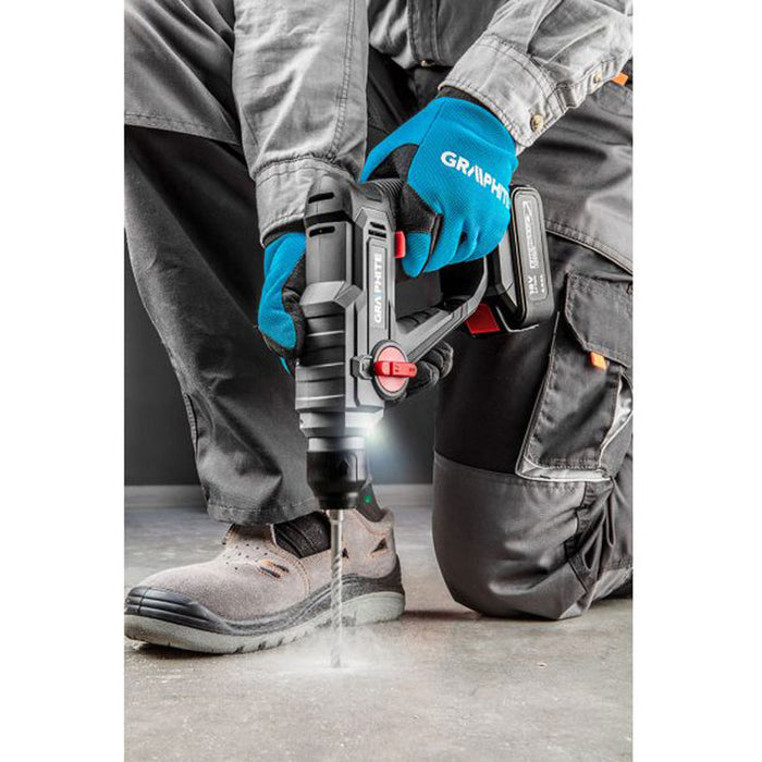 CORDLESS PUNCH GRAPHITE 58G009 0.80 J, SDS PLUS, WITHOUT BATTERY AND CHARGER