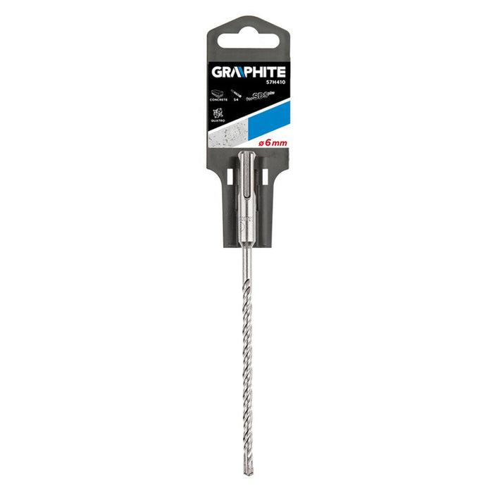 DRILL FOR CONCRETE S4 QUATRO 6X210MM GRAPHITE 57H410