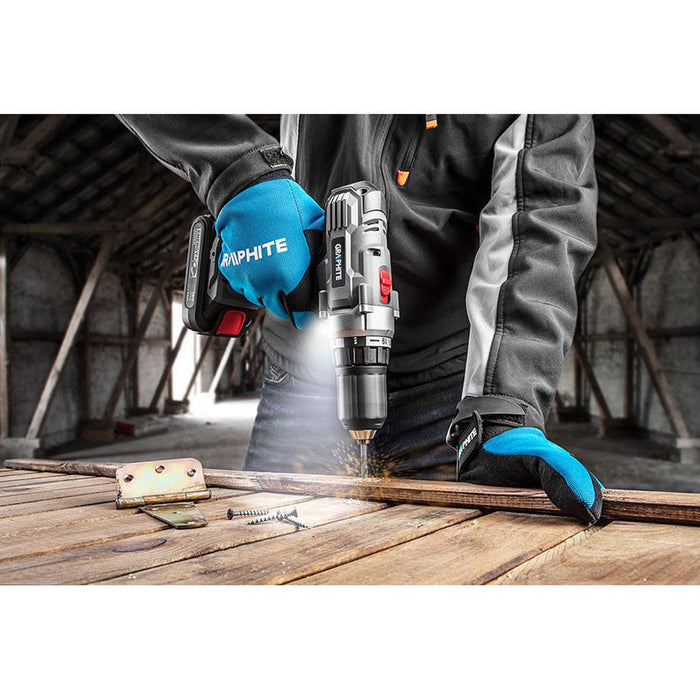 CORDLESS DRILL GRAPHITE 58G006 ENERGY+ 18 V, 55.00 nm, WITHOUT BATTERY AND CHARGER