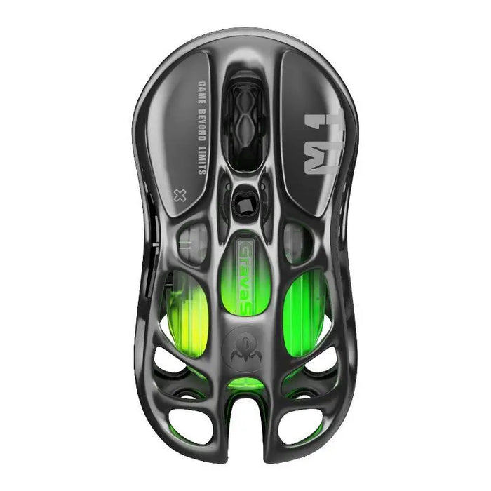 GravaStar Mercury M1 Pro Wireless Gaming Mouse Gunmetal Gray - Wireless<<<Mice<<<Gaming<<<InnproXML