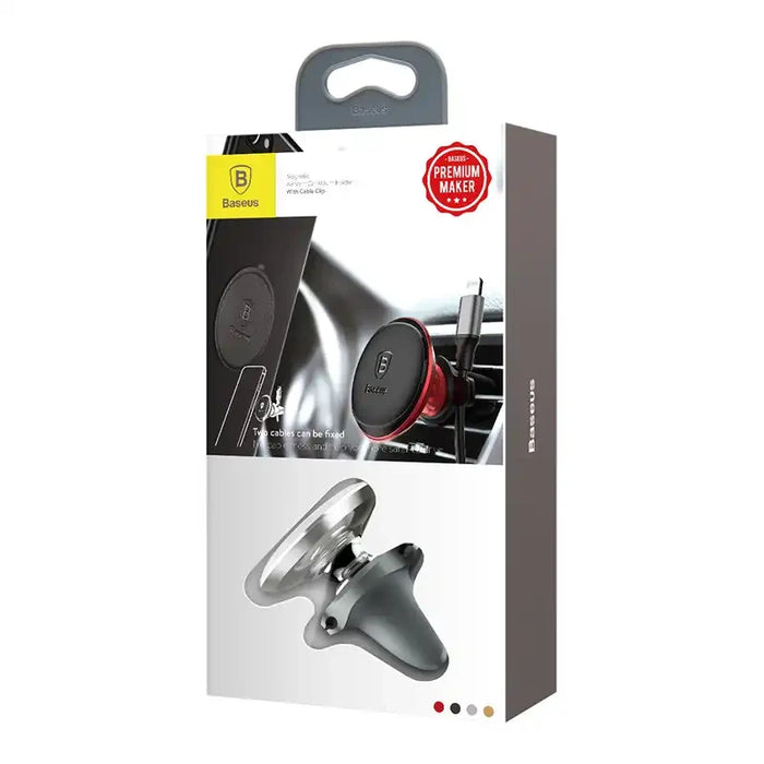 Gravity car mount for air vent Baseus (silver) - Phone holders<<<Car accessories<<<InnproXML&&&Cell phone