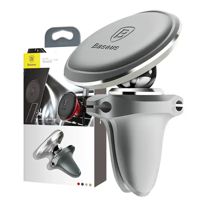 Gravity car mount for air vent Baseus (silver) - Phone holders<<<Car accessories<<<InnproXML&&&Cell phone