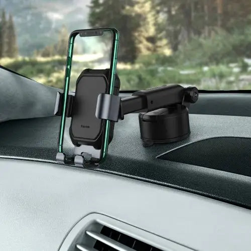 Gravity car mount for Baseus Tank phone with suction cup (black) - Car mount<<<Accessories<<<Основна<<<DunaXML&&&Phone