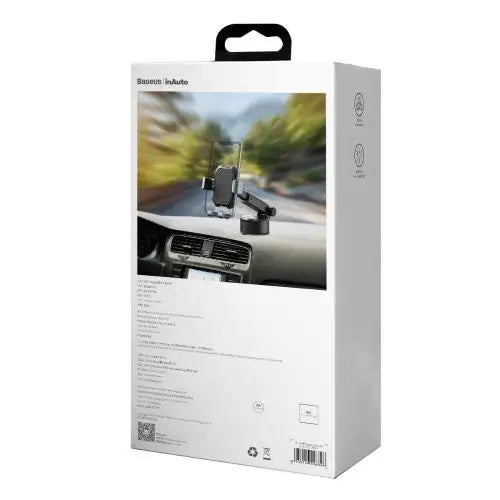 Gravity car mount for Baseus Tank phone with suction cup (black) - Car mount<<<Accessories<<<Основна<<<DunaXML&&&Phone