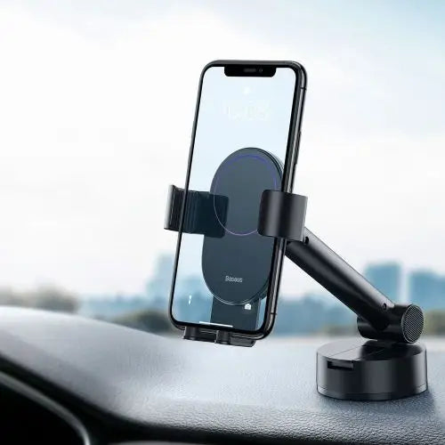 Gravity car mount for Baseus Tank phone with suction cup (black) - Car mount<<<Accessories<<<Основна<<<DunaXML&&&Phone