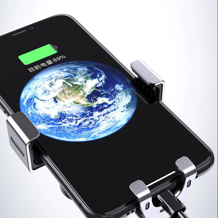 Gravity smartphone car holder air vent blue (YC08) - Cell phone holders<<<HurtelXML