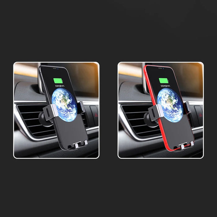Gravity smartphone car holder air vent blue (YC08) - Cell phone holders<<<HurtelXML