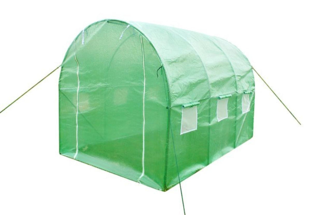 GREENHOUSE GREEN B 4x2.5x2M 6 WINDOWS