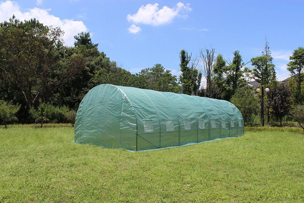 GREENHOUSE GREEN B 8x3x2M 16 WINDOWS