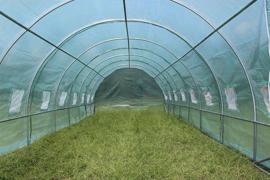 GREENHOUSE GREEN B 8x3x2M 16 WINDOWS