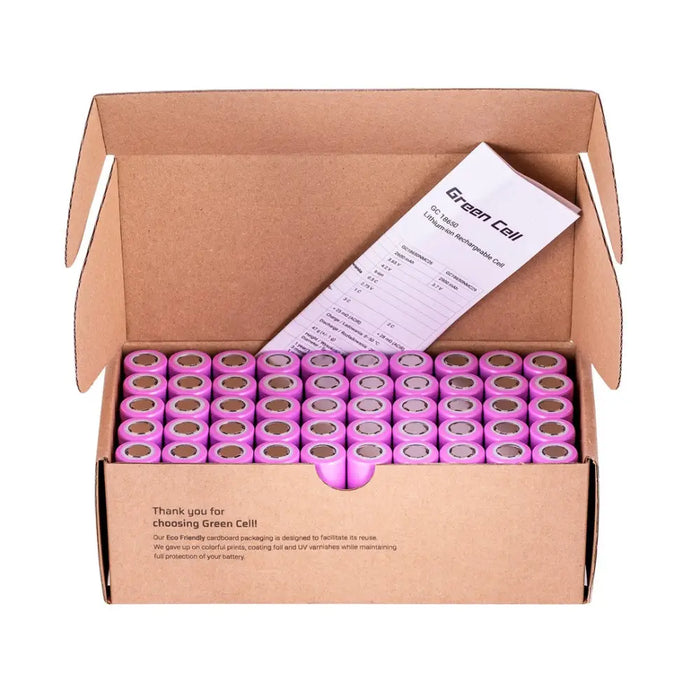 Green Cell 50GC18650NMC26 household battery Rechargeable battery 18650 Lithium-Ion (Li-Ion) - Rechargeable