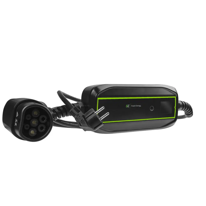 Green Cell EV16 electric vehicle charging station Black 1 Built-in display LCD