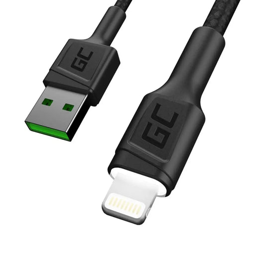Green Cell KABGC05 lightning cable 1.2 m Black - USB cablesKBA-USB<<<Cables and adaptersKBA<<<ActionPL