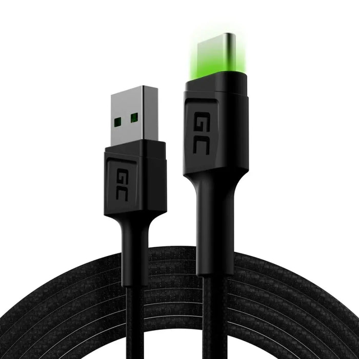 Green Cell KABGC13 USB cable USB 2.0 2 m USB A USB C Black - USB cablesKBA-USB<<<Cables and adaptersKBA<<<ActionPL