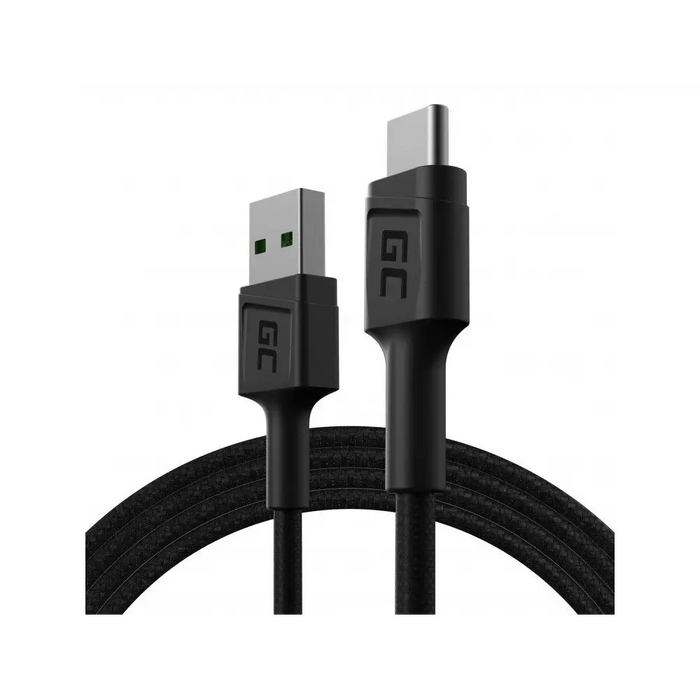Green Cell KABGC22 USB cable USB 2.0 1.2 m USB A USB C Black - USB cablesKBA-USB<<<Cables and adaptersKBA<<<ActionPL